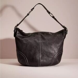 Coach SoHo black leather shoulder bag